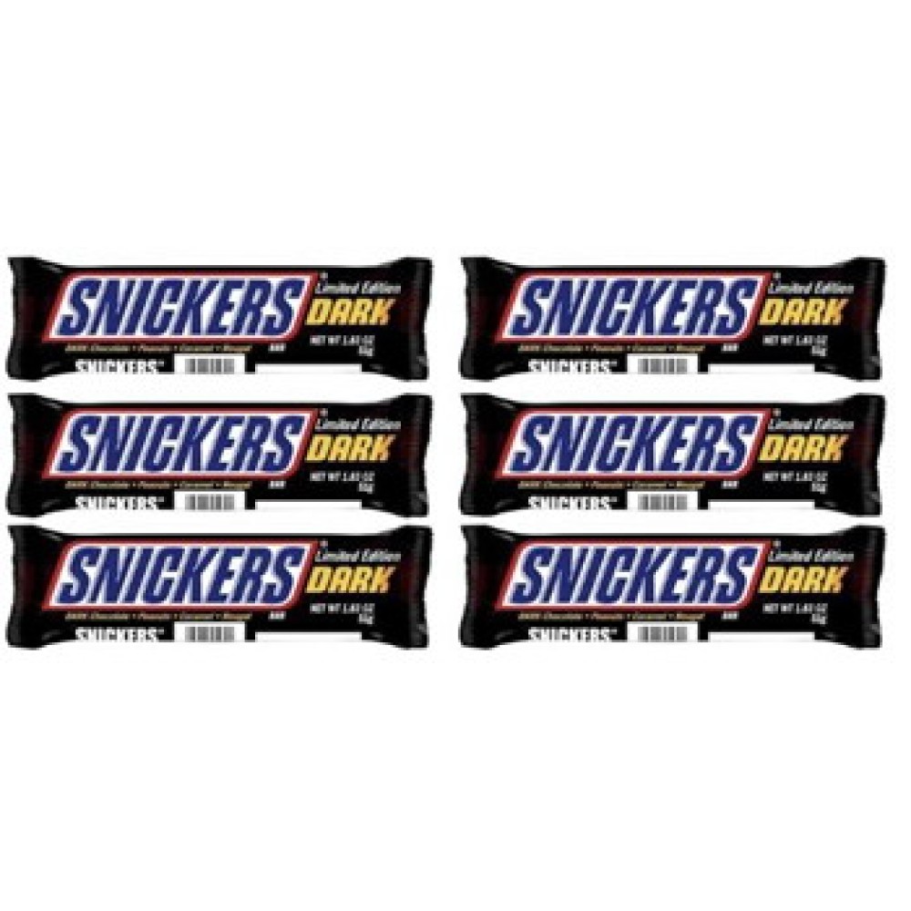 Snickers Chocolate 6 Bars 