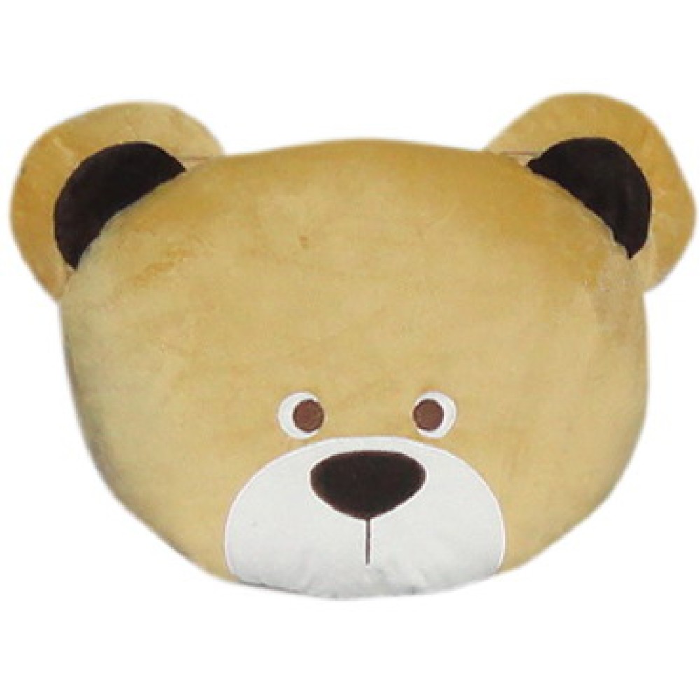 Dog Head Brown Fancy Pillow