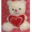 Bear with Red Heart