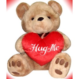 Brownie Bear w/ Hug Me Heart
