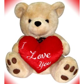  Brownie Bear w/ I love You Heart