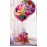 Mylar balloons with assorted daisies