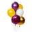 Mix of mylar and latex balloons