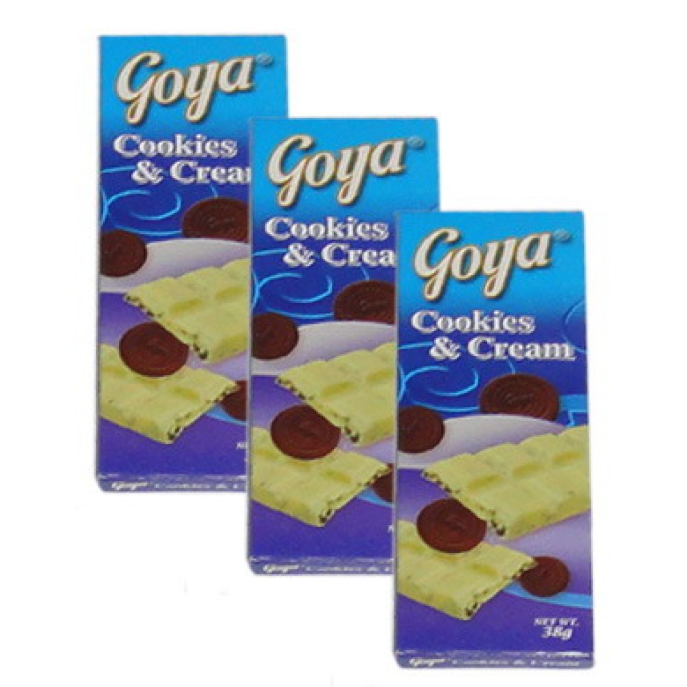 Goya: 3pcs Cookies & Cream 