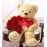 Bear with rose