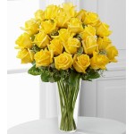 36 Sunny Yellow Rose 