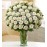 48 Long Stem white Roses