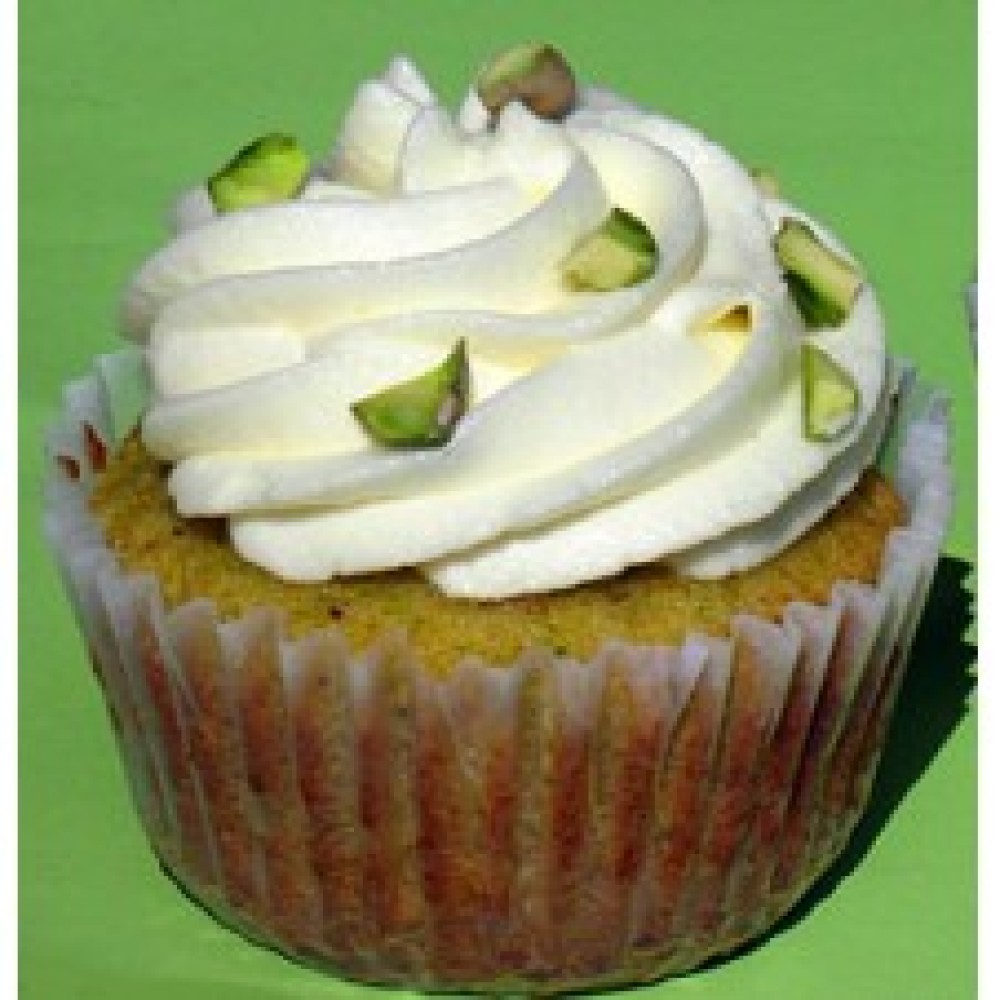 Pistachio Cupcakes by Cookie Blossoms