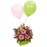 Mixed Boxed Arrangement with Balloons