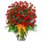 5 Dozen Red Roses in Vase