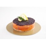 Smoke Salmon and Caviar by Bizu Patisserie
