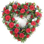  36 Roses Heart Shaped Arrangement