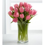 Pink Prelude Tulip Bouquet - 12 Stems 